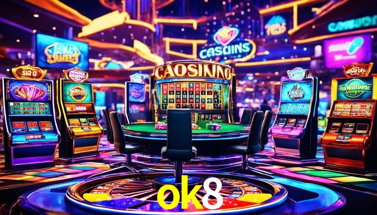 Catálogo de jogos ok8 com fornecedores Pragmatic Play, Evolution, NetEnt